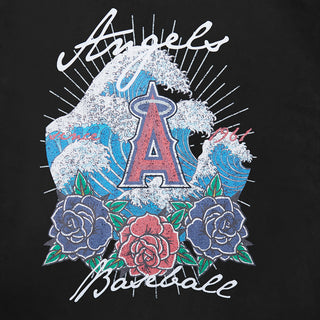 Los Angeles Angels Wave & Roses Hoodie -Mens