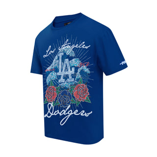Los Angeles Dodgers Wave & Roses Tee -Mens