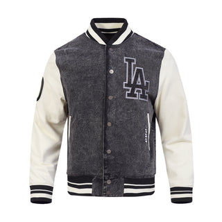 Los Angeles Dodgers Varsity Black Jacket -Mens