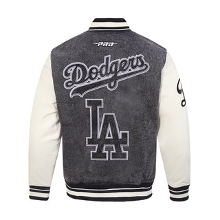 Los Angeles Dodgers Varsity Black Jacket -Mens