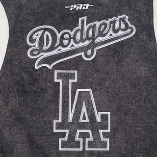 Los Angeles Dodgers Varsity Black Jacket -Mens