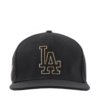 Dodgers Black & Gold Wool Snapback