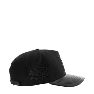 Dodgers Blackout Pinch Front Strapback