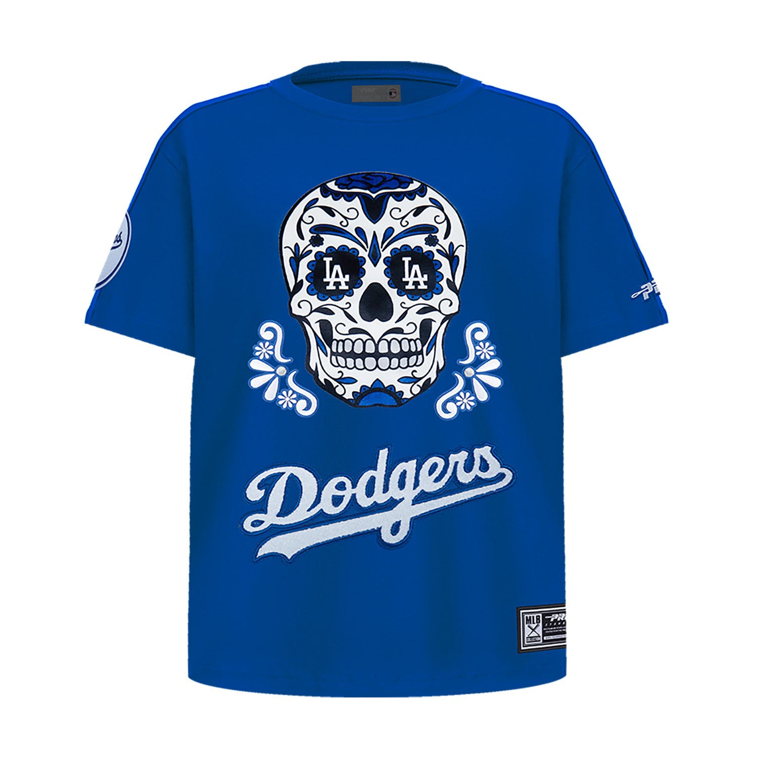 Pro Standard Los Angeles Dodgers Sugar Skull Tee | Kids | Blue