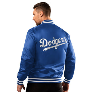 Dodgers Patch Satin Varsity Jacket - Mens