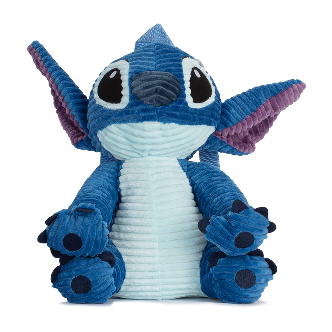 Character Stitch Plush Backpack in Blue One Size