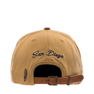 Padres Reserve 2-Tone Pinch Front Strapback