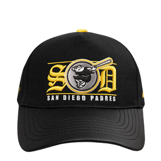 Padres Loyalty Triple Front Pinch Front Strapback
