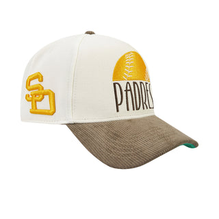 Padres Original Players Wool Blend Pro Pinch Strapback