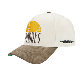 Padres Original Players Wool Blend Pro Pinch Strapback