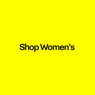 Yellow background with 'Shop Women's' text