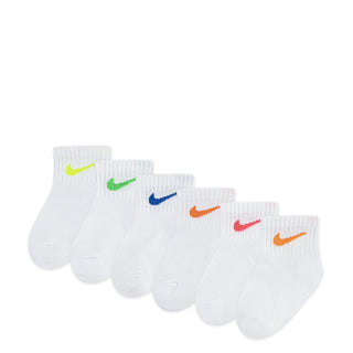 6 Pack Toddler Swoosh Ankle Sock