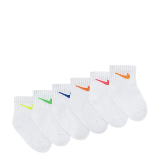6 Pack Toddler Swoosh Ankle Sock