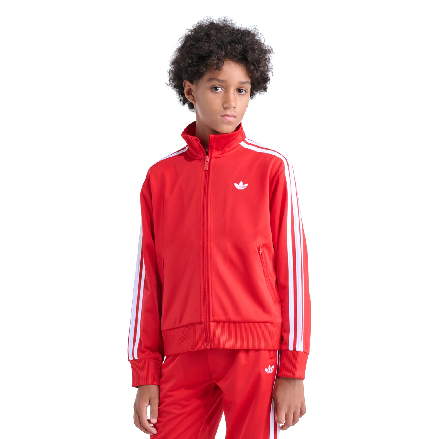 Adidas Firebird Track Jacket | Kids | Better Scarlet | ShopWSS