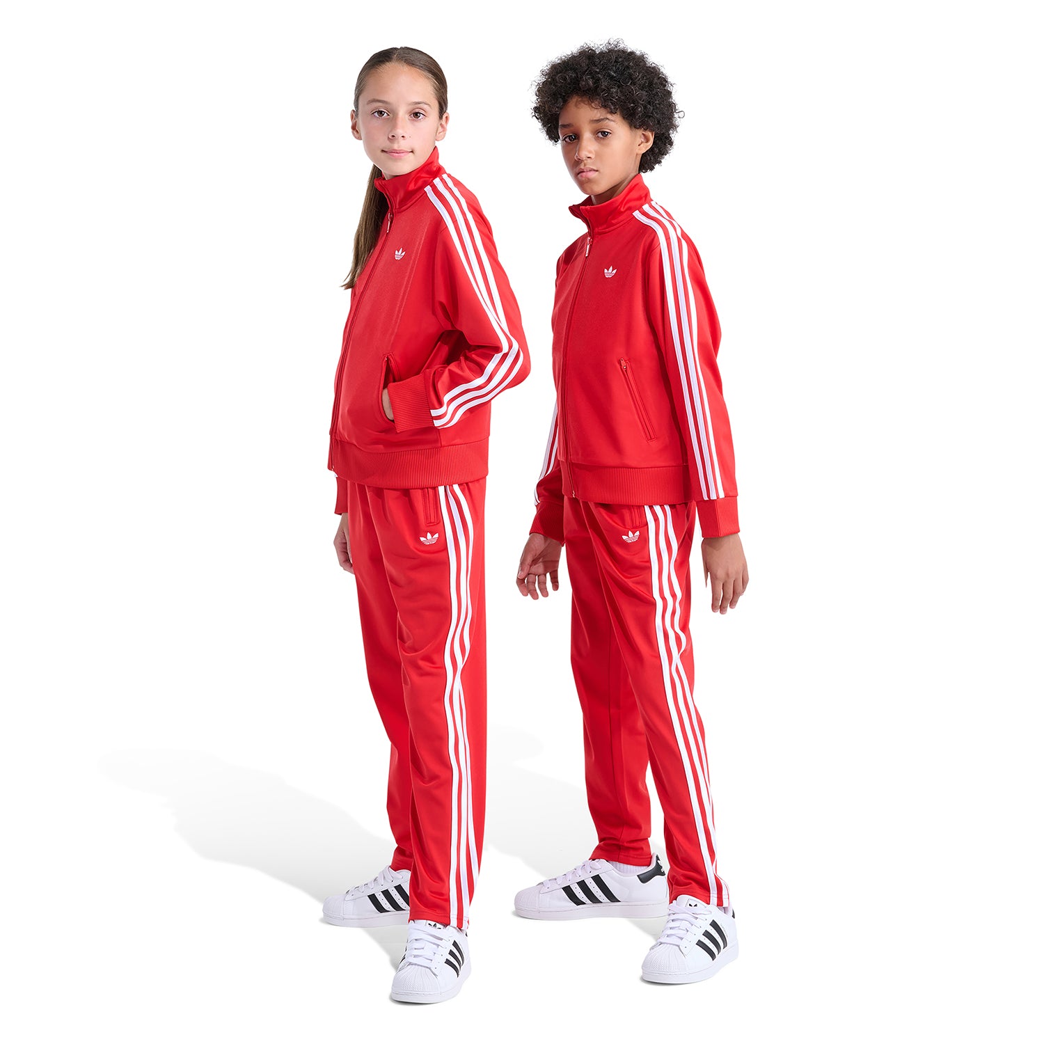 Adidas Firebird Track Jacket | Kids | Better Scarlet | ShopWSS