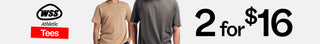 WSS Athletic 2 for $16 tees