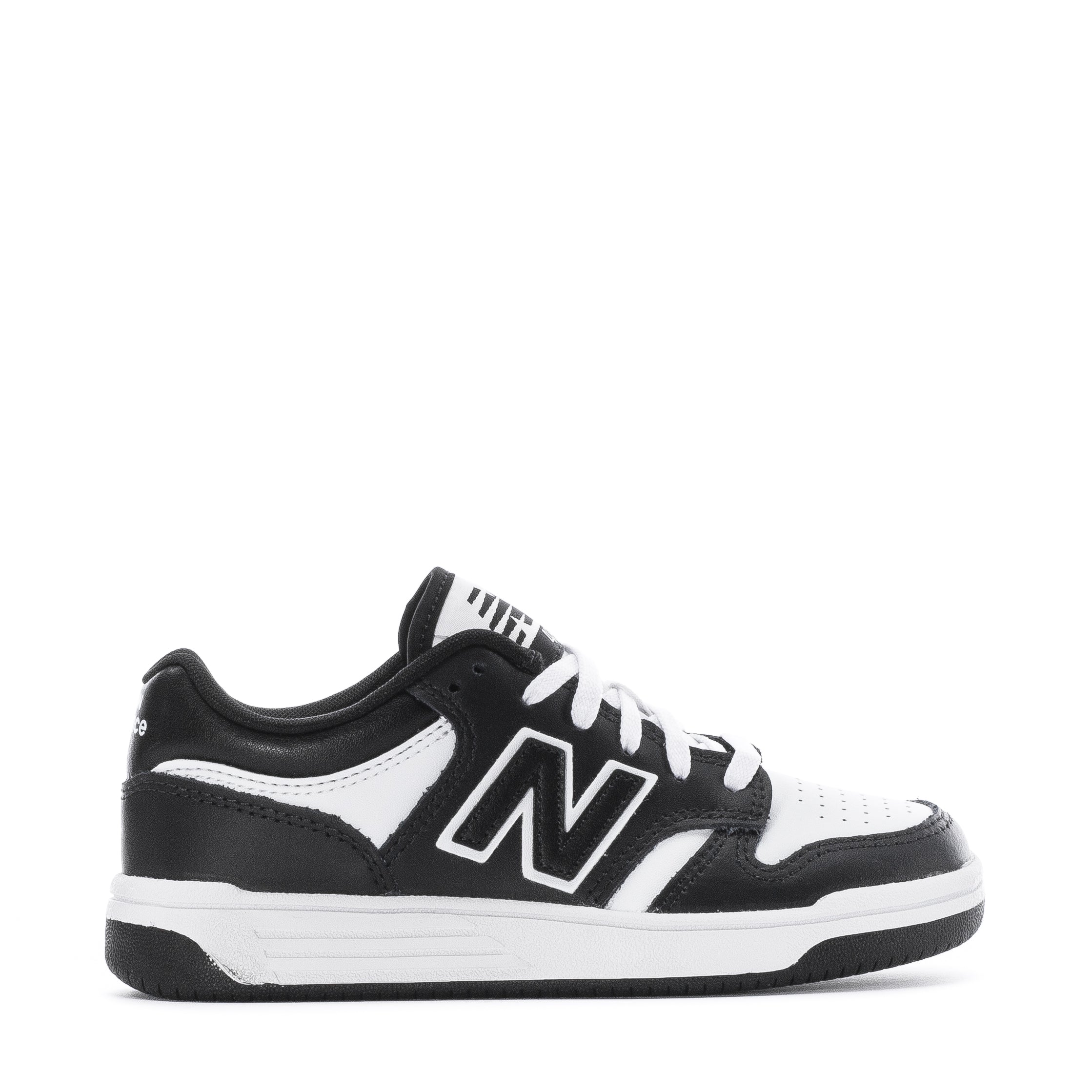 New Balance Kids 480 Black White Size 2 Wide
