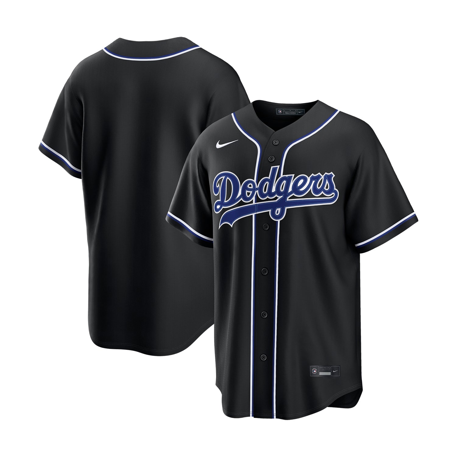Nike 2026 Dodgers Black Replica Jersey | Men's | Black | ShopWSS