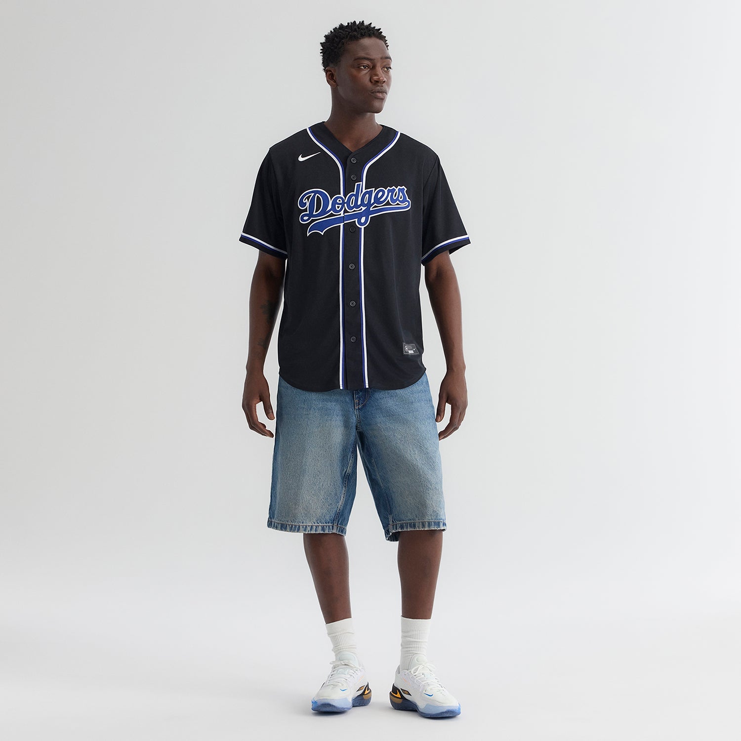 Nike 2026 Dodgers Black Replica Jersey | Men's | Black | ShopWSS