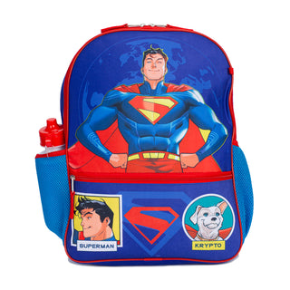 5 PC Superman Backpack Lunch Set