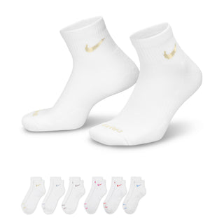 6 Pack Unisex Everyday Plus Cushioned Quarter