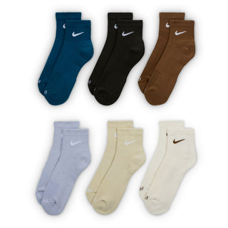 6 Pack Unisex Everyday Plus Cushioned Quarter