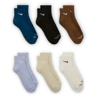 6 Pack Unisex Everyday Plus Cushioned Quarter