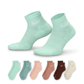 6 Pack Unisex Everyday Plus Cushioned Quarter