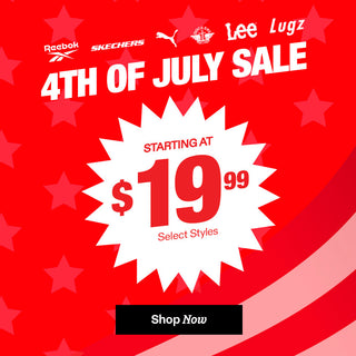 4th of July Sale Starting at $19.99 Select Styles. Reebok, Sketchers, Puma, Dockers, Lee and Lugz. Shop Now