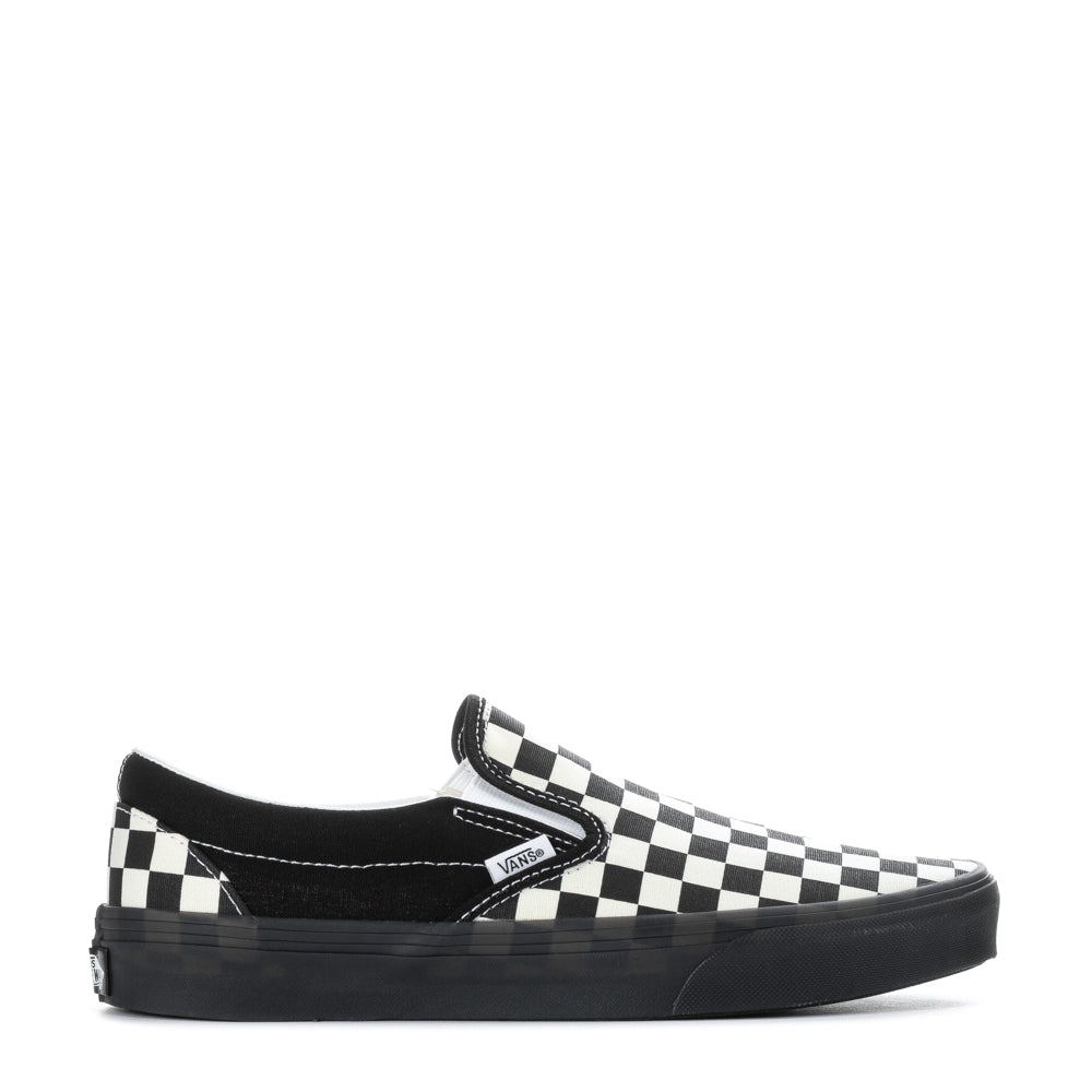 Checkered Vans Vans Classic Slip On Herren Mens Black Grey Vans