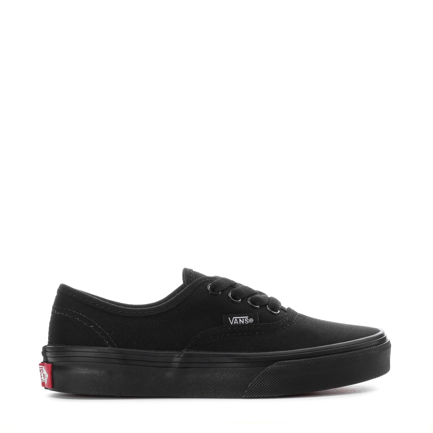 Vans authentic black kids hotsell