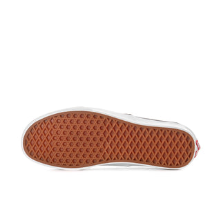 Men's sneaker outsole view with textured rubber tread under the black upper