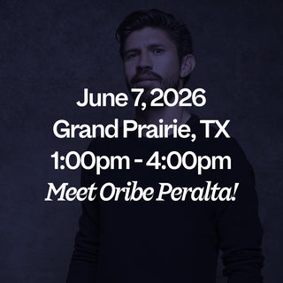 June 7, 2026 Grand Prairie, TX 1:00pm - 4:00pm Meet Oribe Peralta 