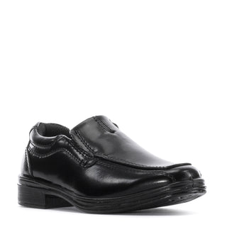 womens office stream toe post sandal black leather