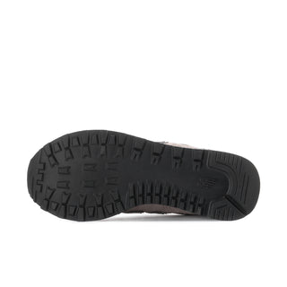 Women’s New Balance 574 sneaker outsole, black traction tread underside