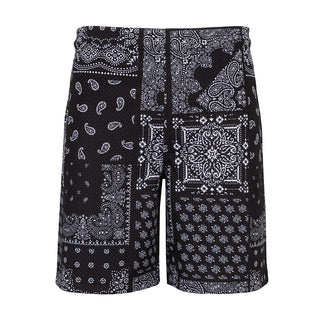 Printed Mesh Short Patchwork Paisly - Mens