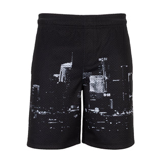 Printed Mesh Short Skyline - Mens