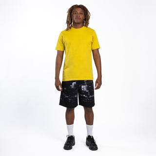 Printed Mesh Short Skyline - Mens