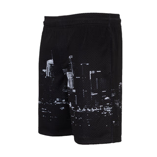 Printed Mesh Short Skyline - Mens