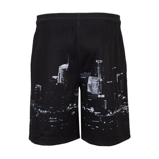 Printed Mesh Short Skyline - Mens