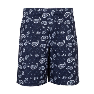 Printed Mesh Short Tossed Paisly - Mens