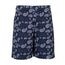 Printed Mesh Short Tossed Paisly - Mens