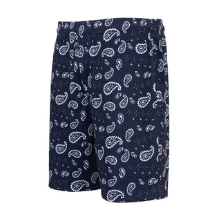 Printed Mesh Short Tossed Paisly - Mens