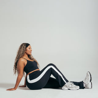 Power Colorblock Flare Legging - Womens