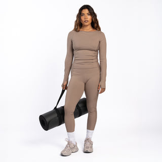 Power Ribbed LS - Womens