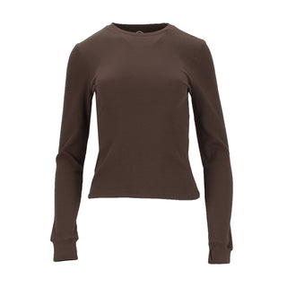 LS Ribbed Tee - Womens
