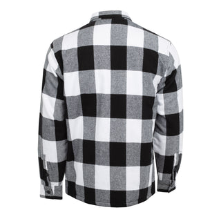 Quilted Lined Flannel Shirt Jacket - Mens