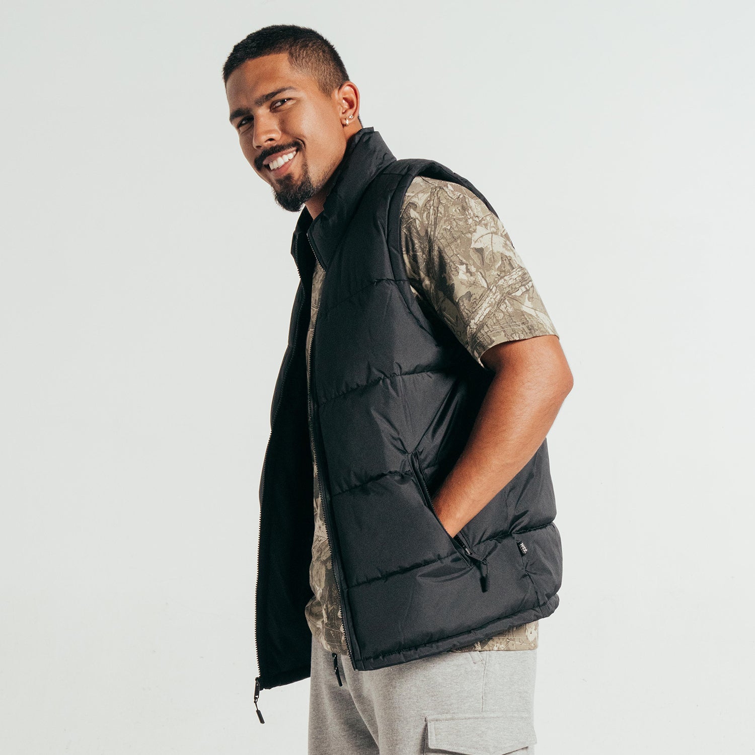 Wss Athletic Puffer Vest | Men's | Black | ShopWSS