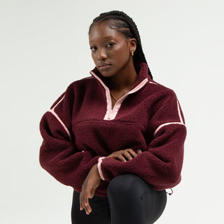Sherpa QZ Jacket - Womens