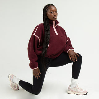 Sherpa QZ Jacket - Womens